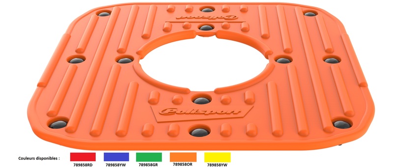 POLISPORT Orange stativbyte gummi Figur 2