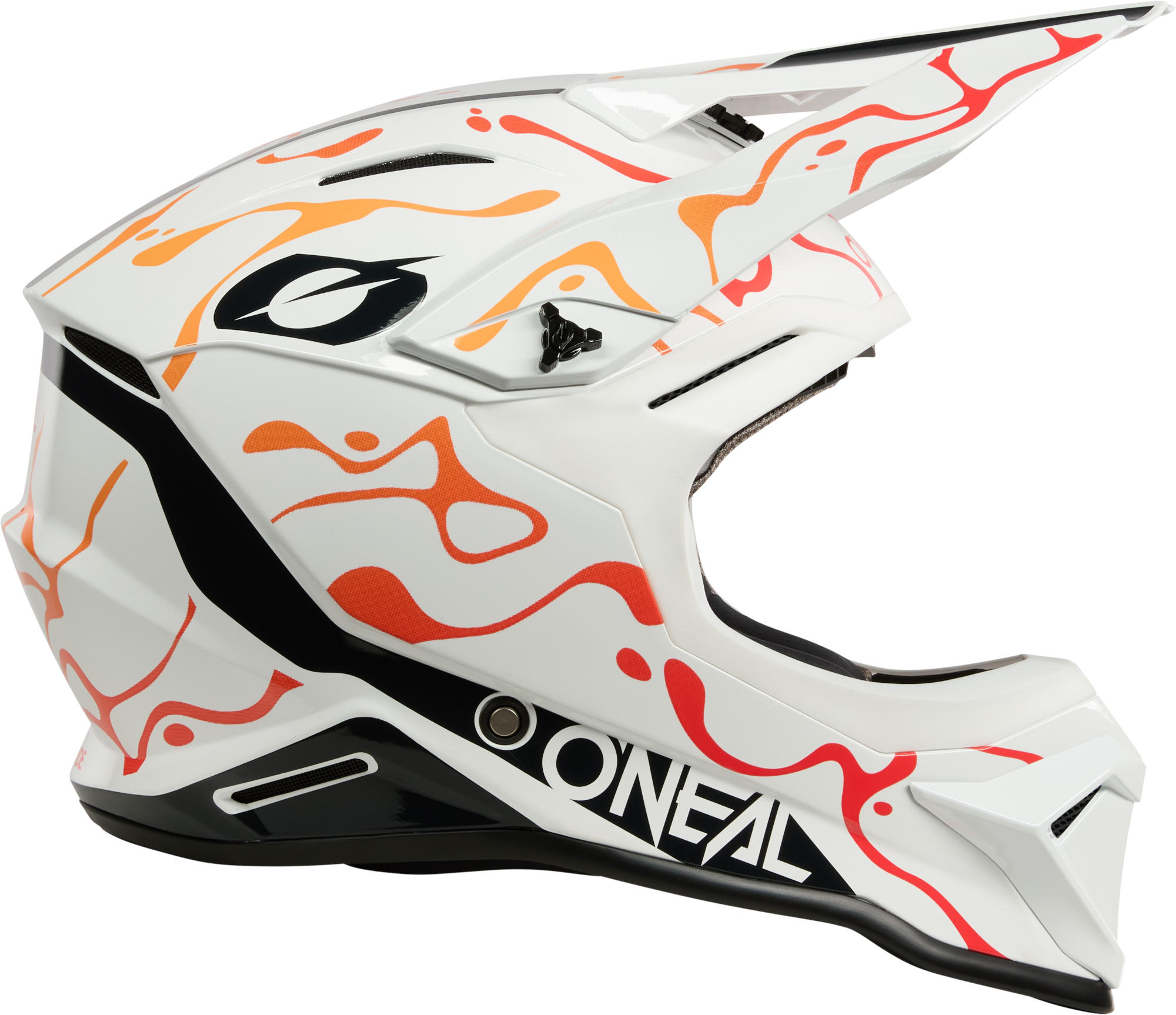 Oneal 1SRS SPLASH Motocross Helm weiß/orange M (57/58) Abbildung 6