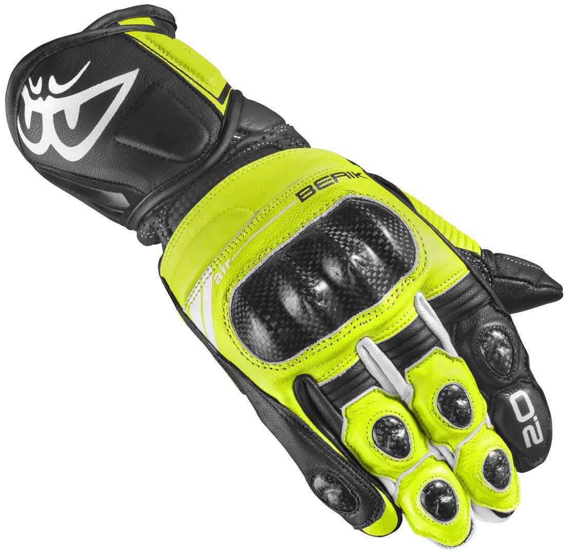 Berik ST-Evo De Handschoenen van de motorfiets Geel/zwart 2XL Figuur 1