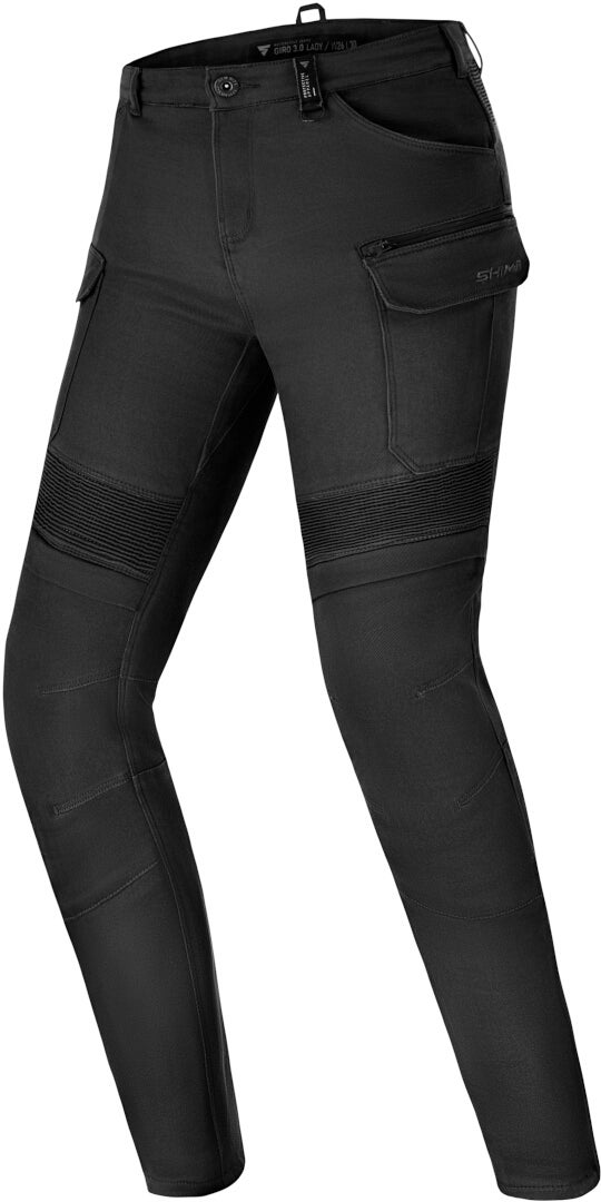 SHIMA Giro 3.0 Damer Motorcykel Tekstilbukser Sort 34/30 Figur 1