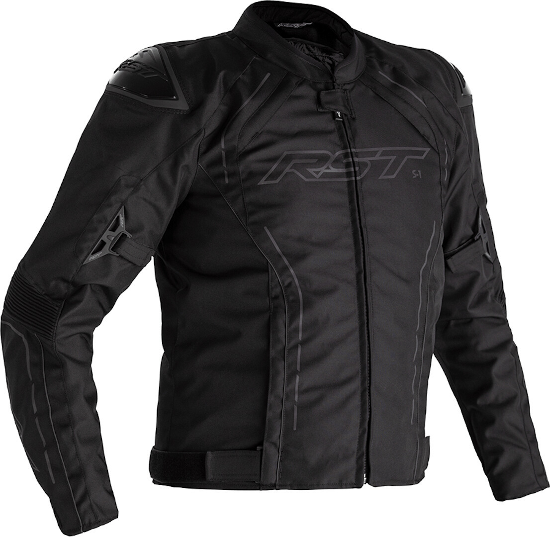 RST S-1 Motorrad Textiljacke schwarz/schwarz XL Abbildung 1