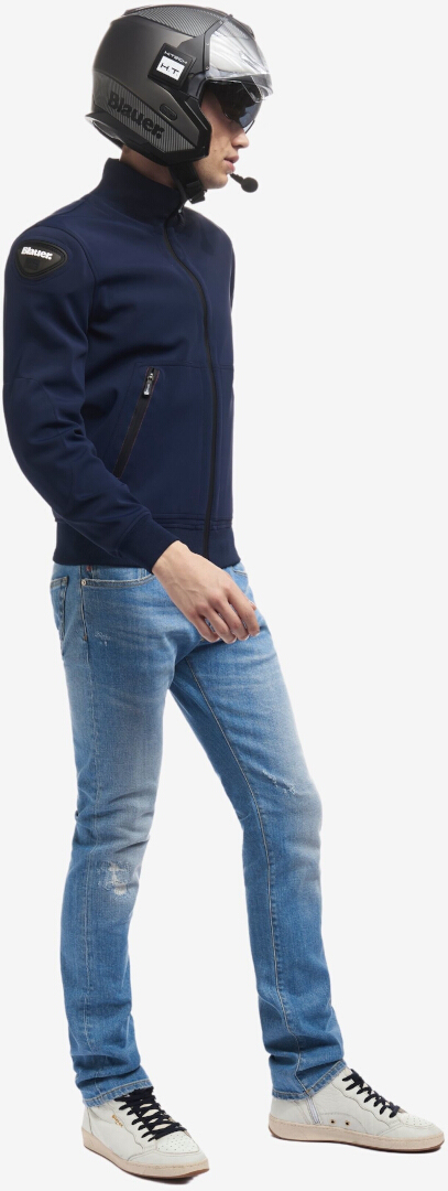 Blauer Easy Pro Veste textile moto bleu foncé M Figure 6