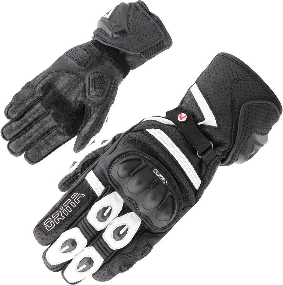 Orina Nero perforierte Motorrad Handschuhe 10 (XL) Abbildung 1