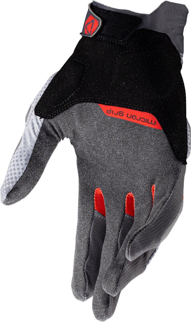 Leatt ADV X-Flow 5.5 Short Motorrad Handschuhe grau/rot XL Abbildung 2