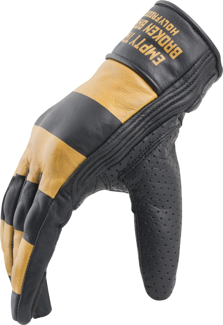 HolyFreedom Dalton Mănuși de motocicletă negru/galben XS Figura 4
