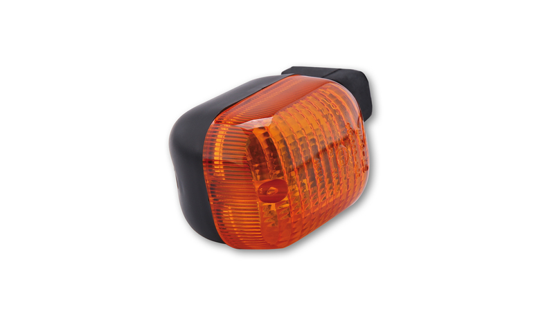 HIGHSIDER Smart Duc-Style Lampa Indikator Kropp Svart / Lins Orange (1st), Fram Höger & Bak Vänster Figur 5