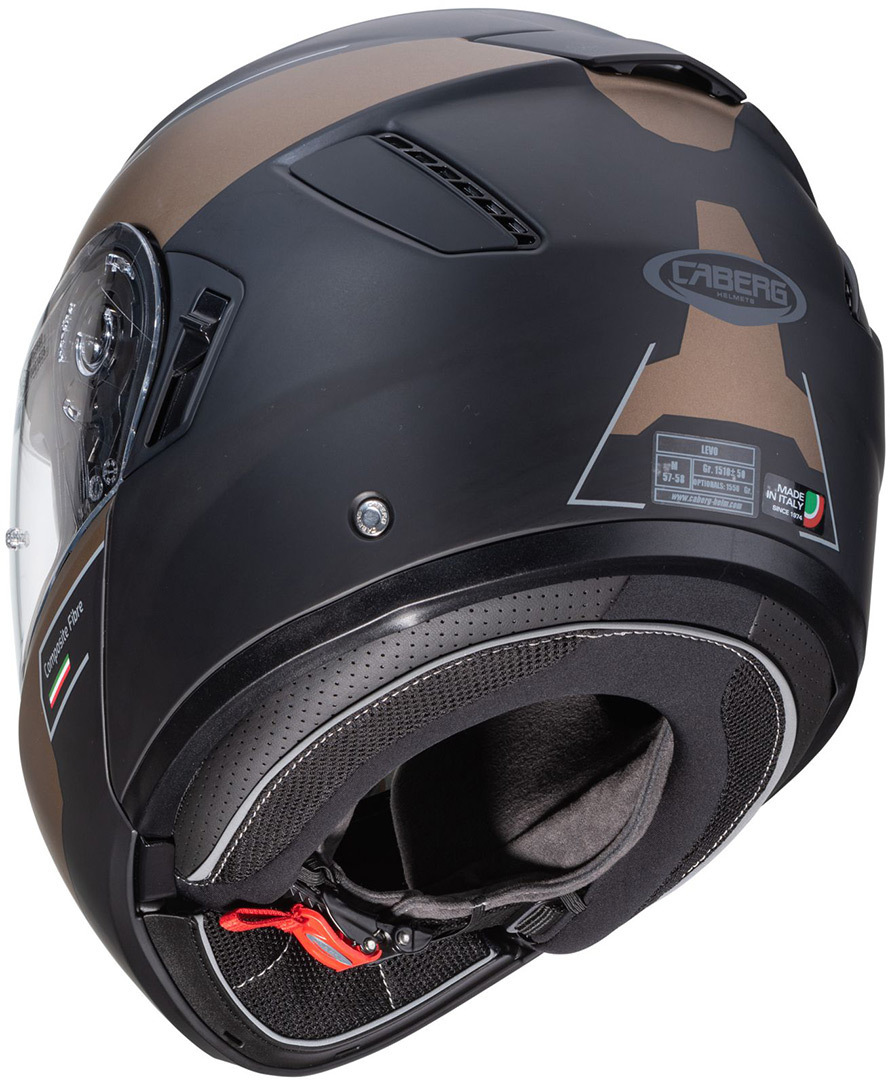 Caberg Levo Prospect Hjelm sort mat/lys brun L (59/60) Figur 4