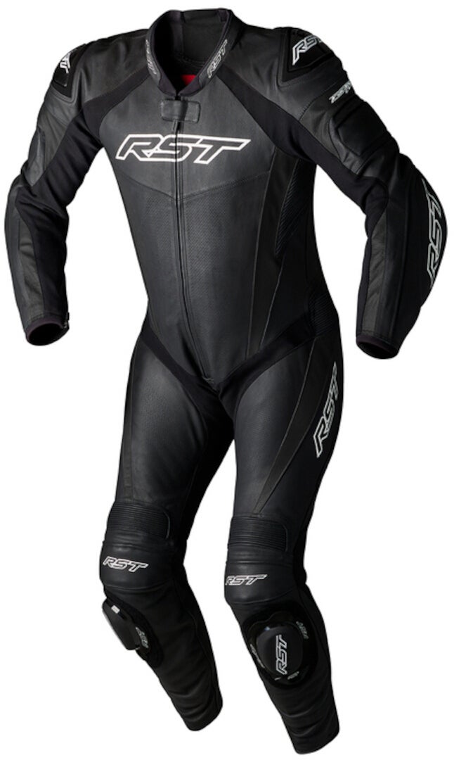 RST Tractech EVO 5 Uma peça de couro da motocicleta terno preto 5XL Figura 1