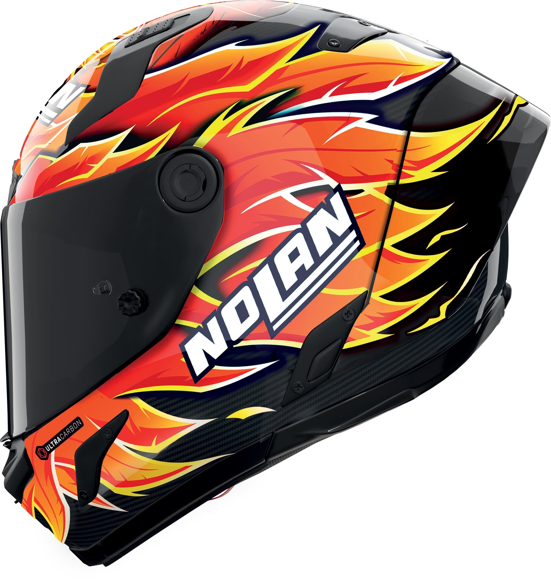 Nolan X-804 RS Ultra Carbon Replica Iannone Helm rood/zwart S (56) Figuur 5