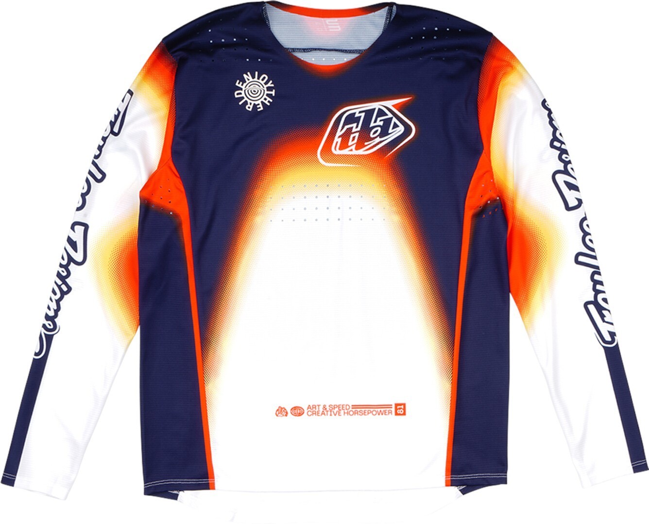 Troy Lee Designs SE Pro Array Motocross tröja för ungdomar blå/vit/röd S Figur 1