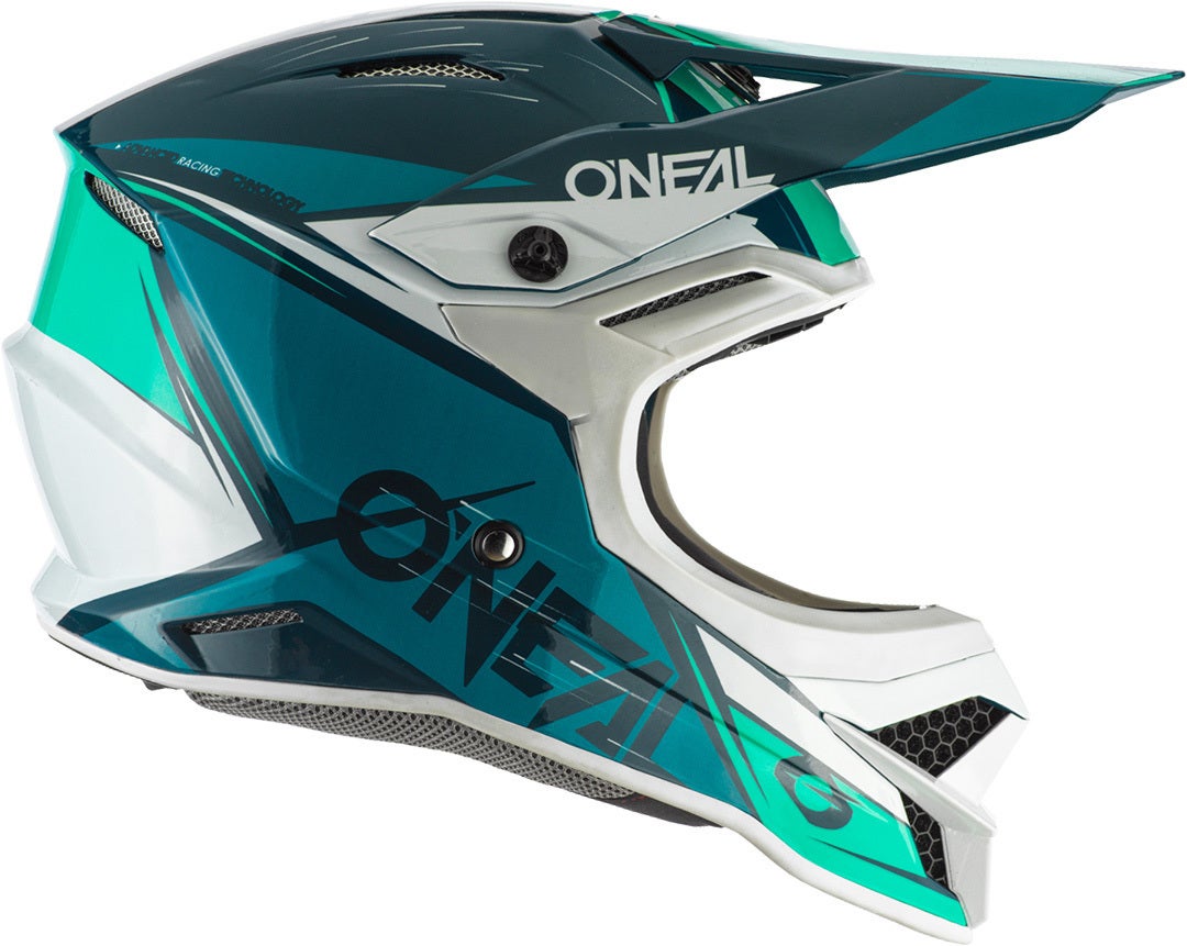 Oneal 3Series Stardust Capacete de Motocross azul/verde L (59/60) Figura 3