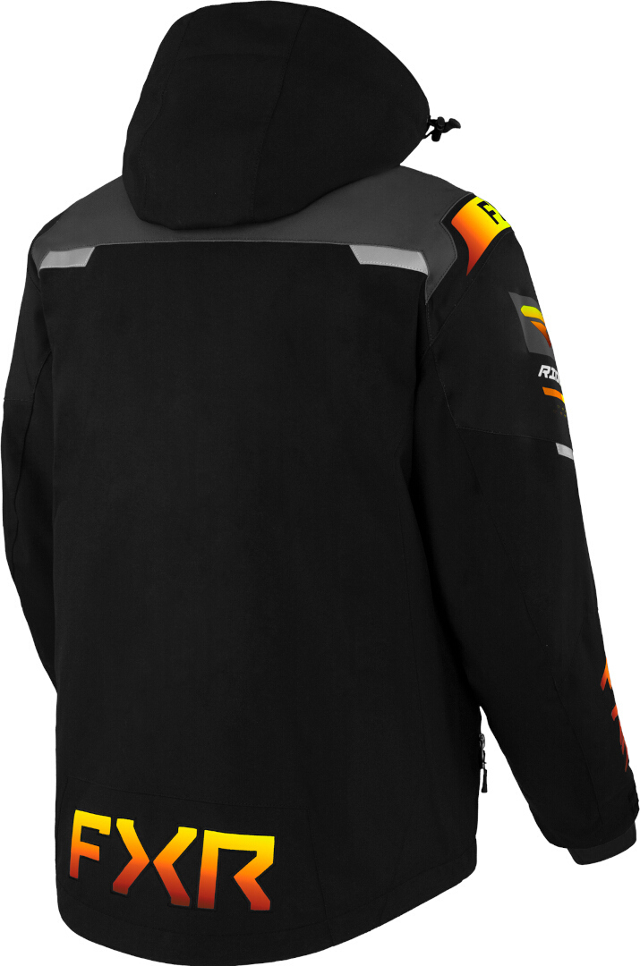 FXR Helium X 2-in-1 2023 Snowmobile Jacket black/grey/orange 3XL Figure 2