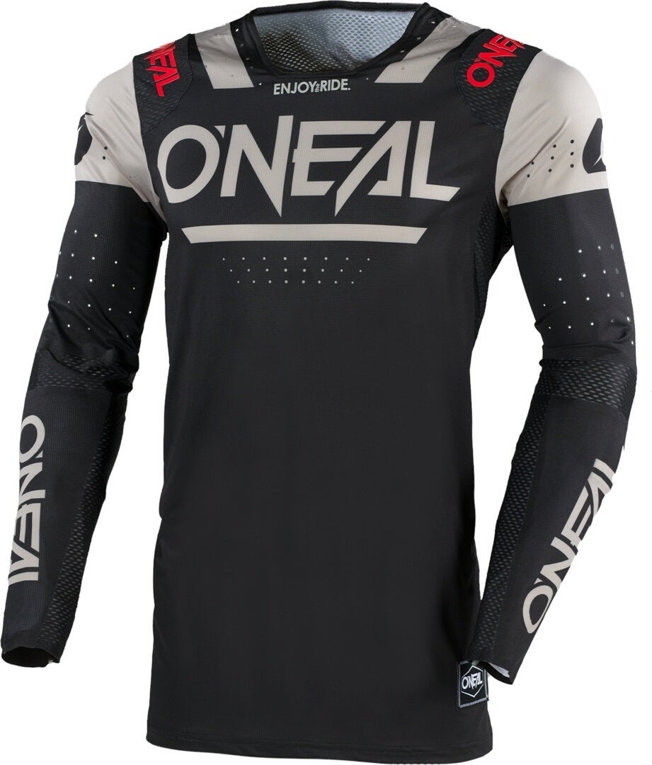 Oneal Prodigy Five Four Motocross trøje sort/beige/rød L Figur 1