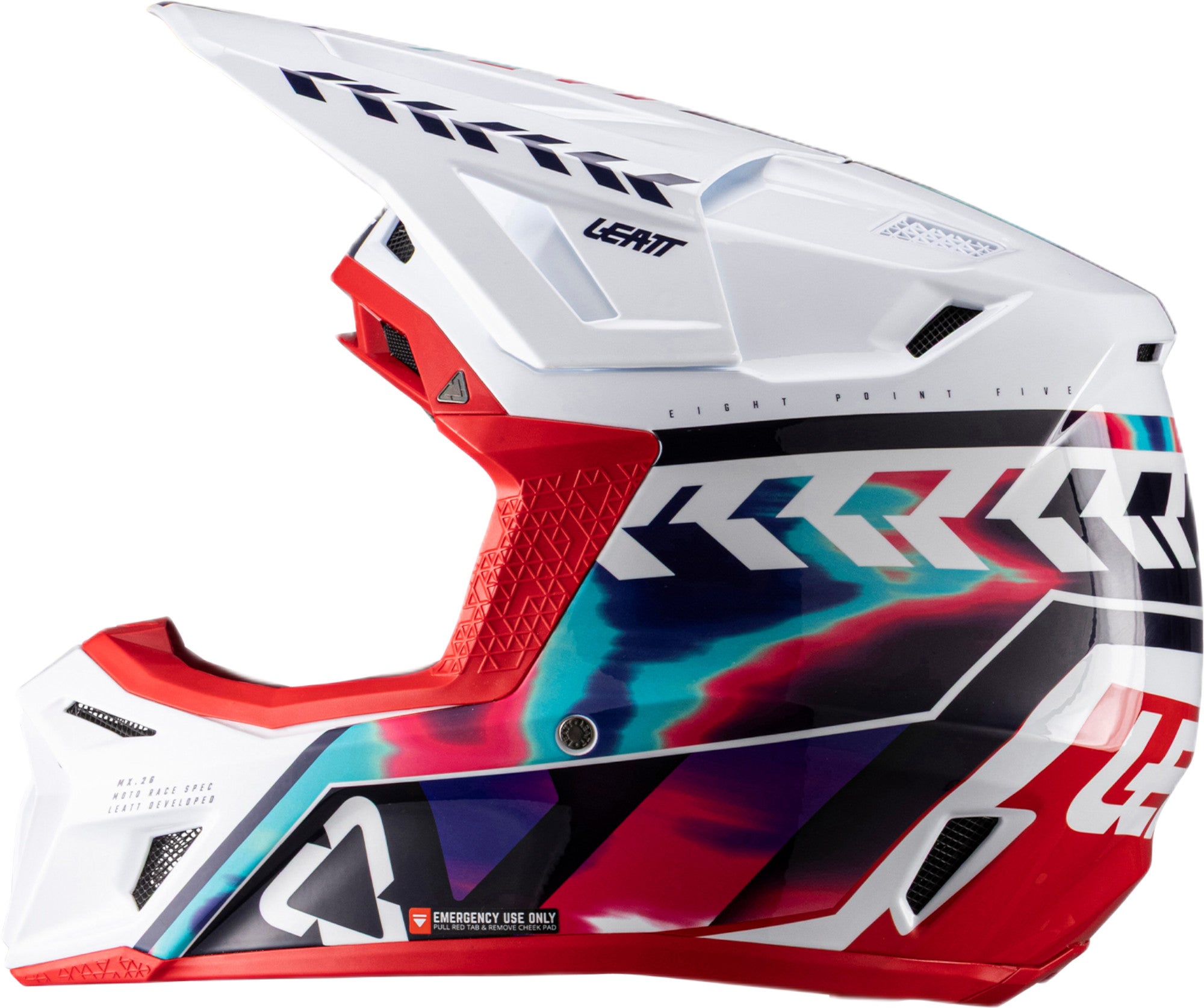 Leatt 8.5 V26 Capacete de motocross com óculos de proteção Multi/VERMELHO S (55/56) Figura 5