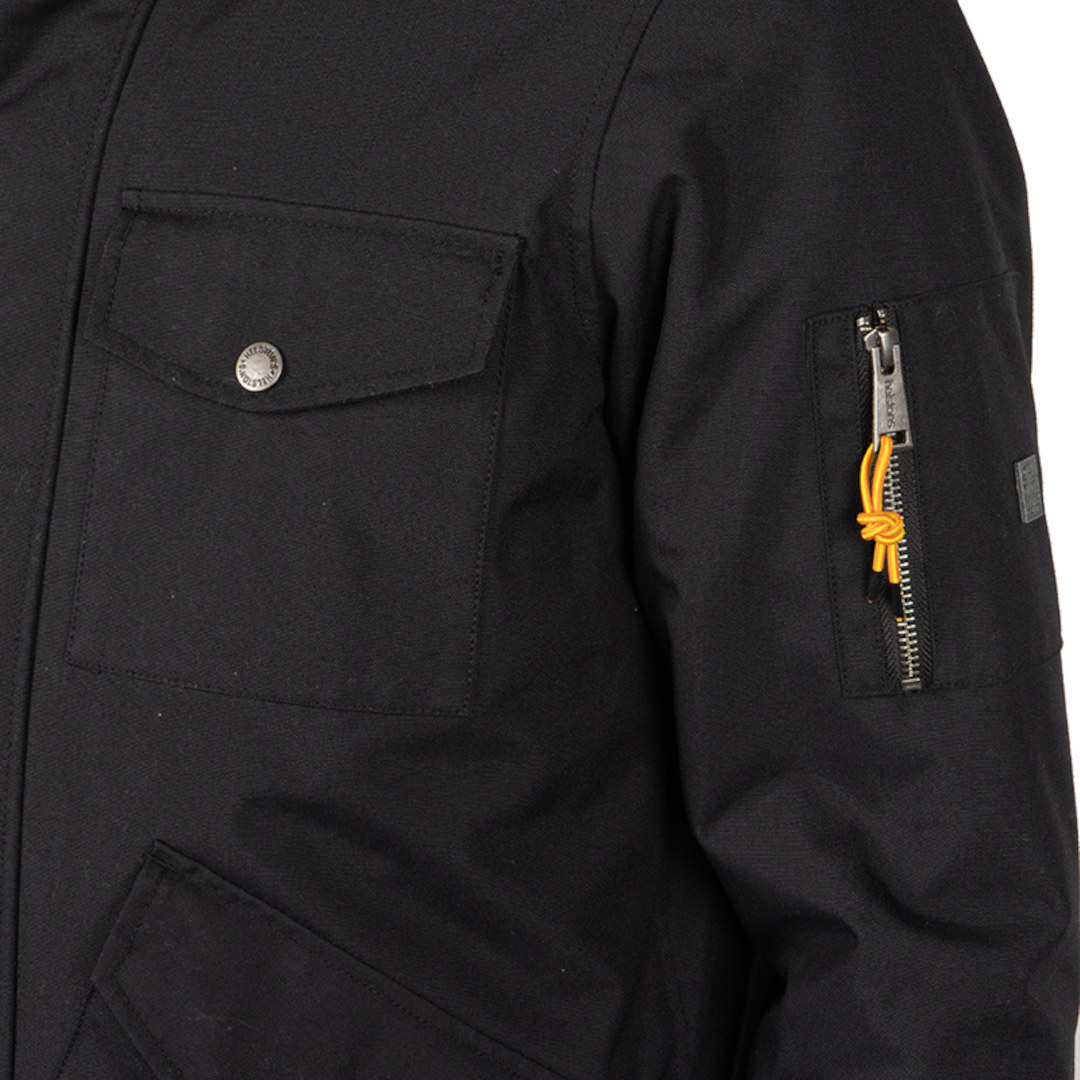 Helstons Trooper Motorrad Textiljacke schwarz M Abbildung 3