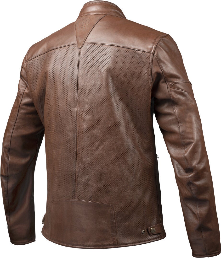 Ixon Cranky Air Perforated Motorcycle Leather Jacket brown 5XL Figure 2