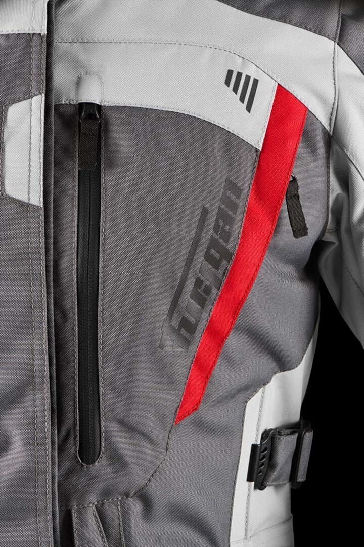 Furygan Apalaches Evo Ladies Motorcycle Textile Jacket grey/white/red 4XL Figure 10