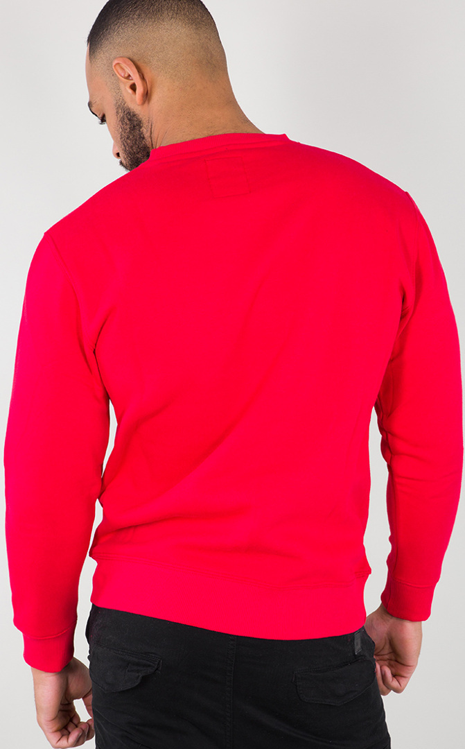 Alpha Industries Basic Sweatshirt rot XL Abbildung 2