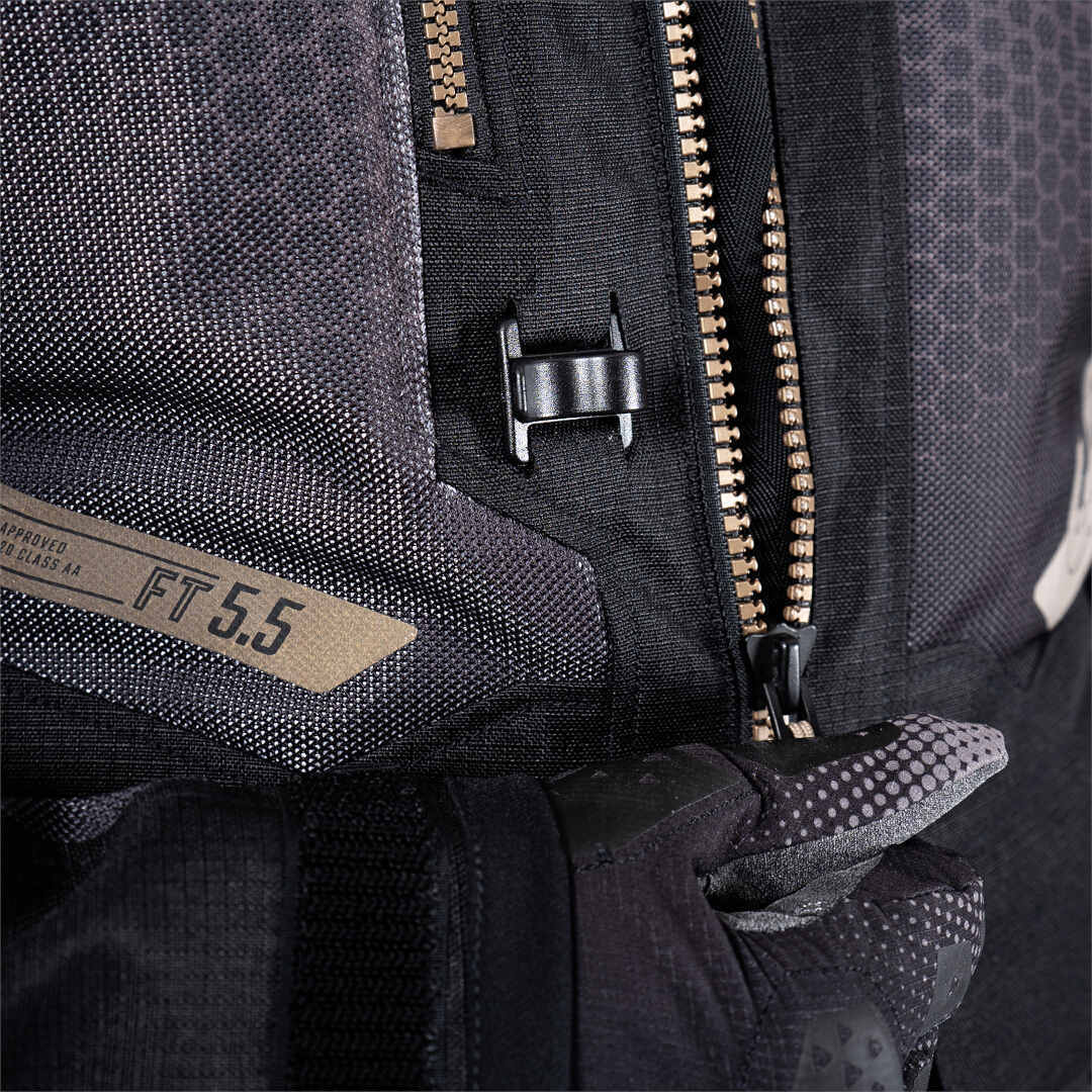 Side view of Leatt ADV Flowtour 5.5 waterproof Motorcycle Textile Jacket