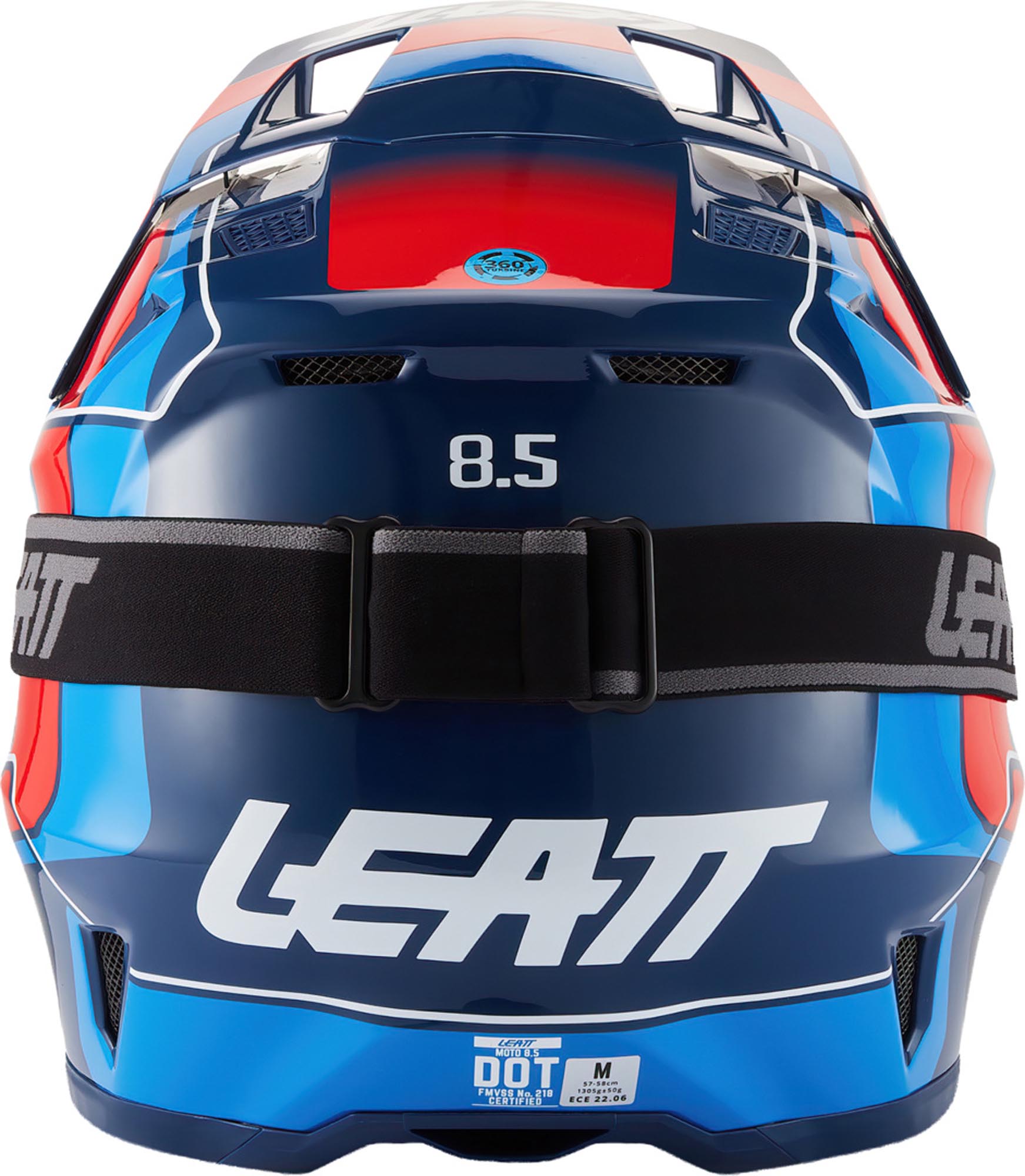 Leatt Moto 8.5 V27 Motocross Helmet with Goggles blue/red M (57/58) Figure 5