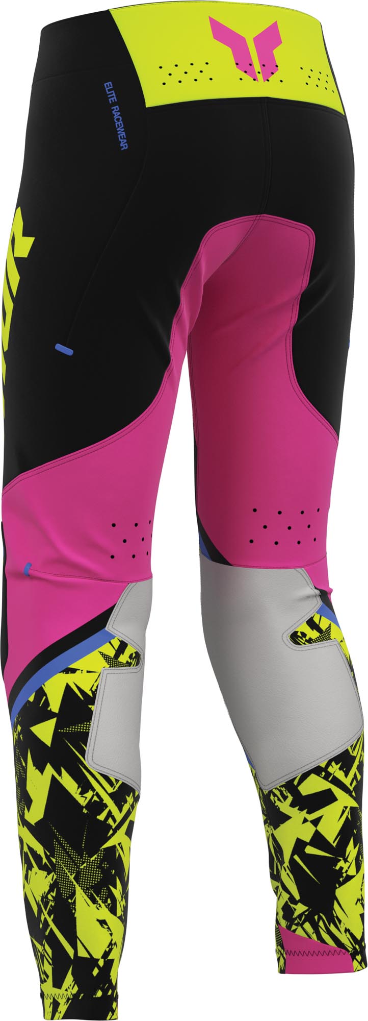 Thor Sportmode Punkd Ungdoms motocrossbukser sort/gul 28 Figur 2