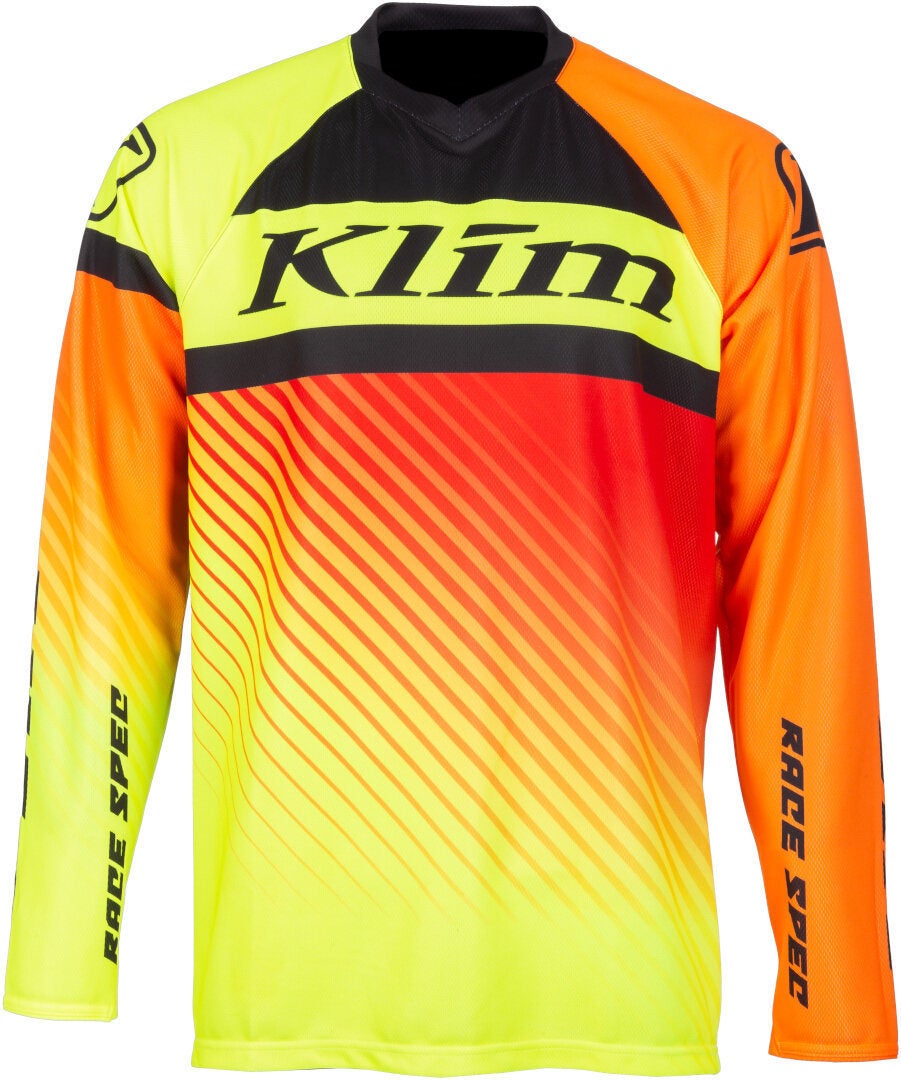 Klim Revolt Snowmobile Jersey yellow/orange/red M Figure 1
