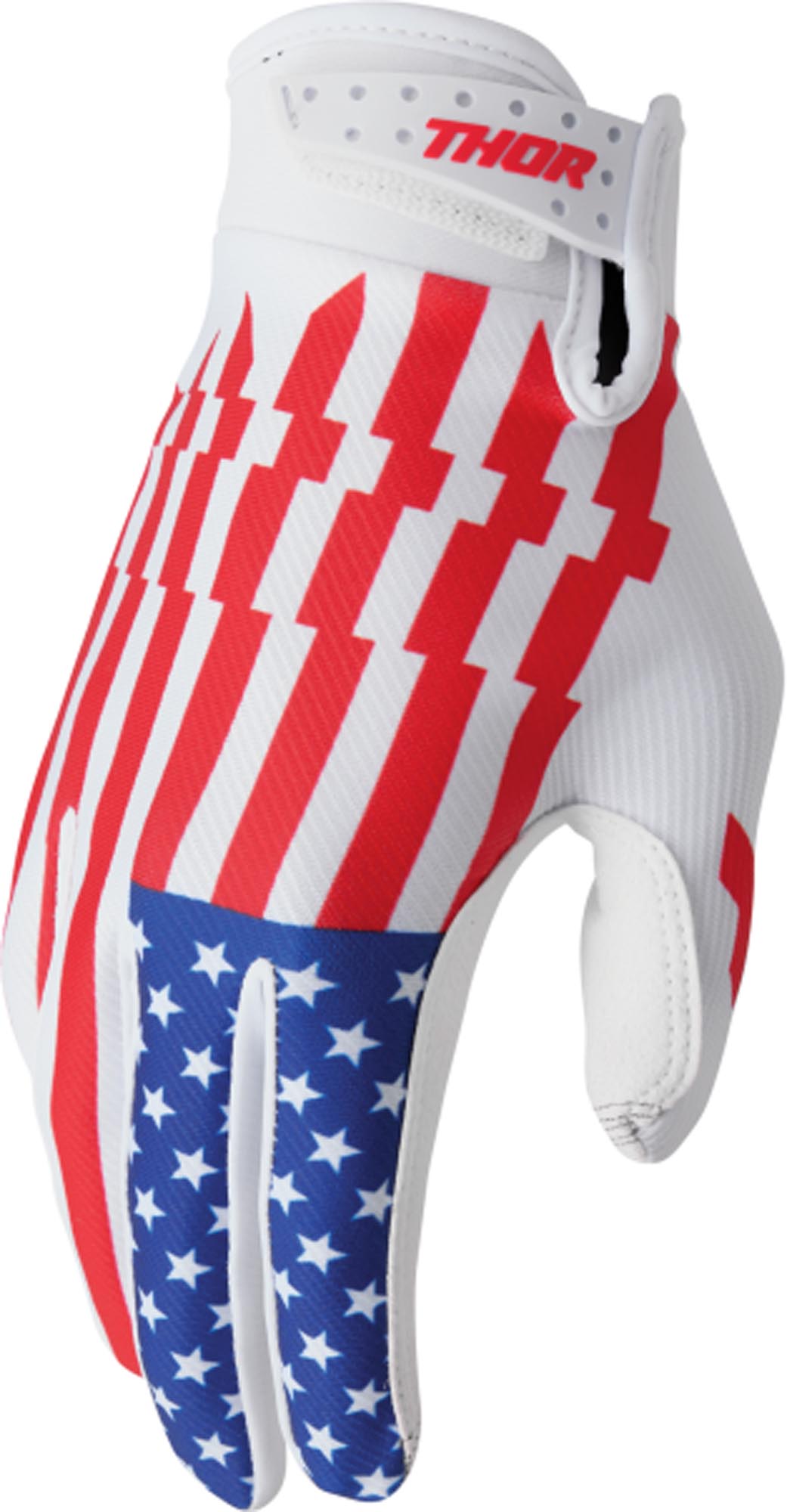 Thor Launchmode Patriot Mănuși de motocross pentru tineret S Figura 1