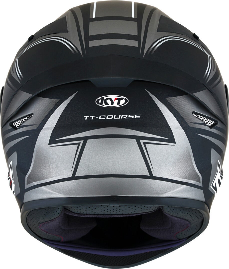 KYT TT Course Tourist Casque Gris/Noir XL (61/62) Figure 4