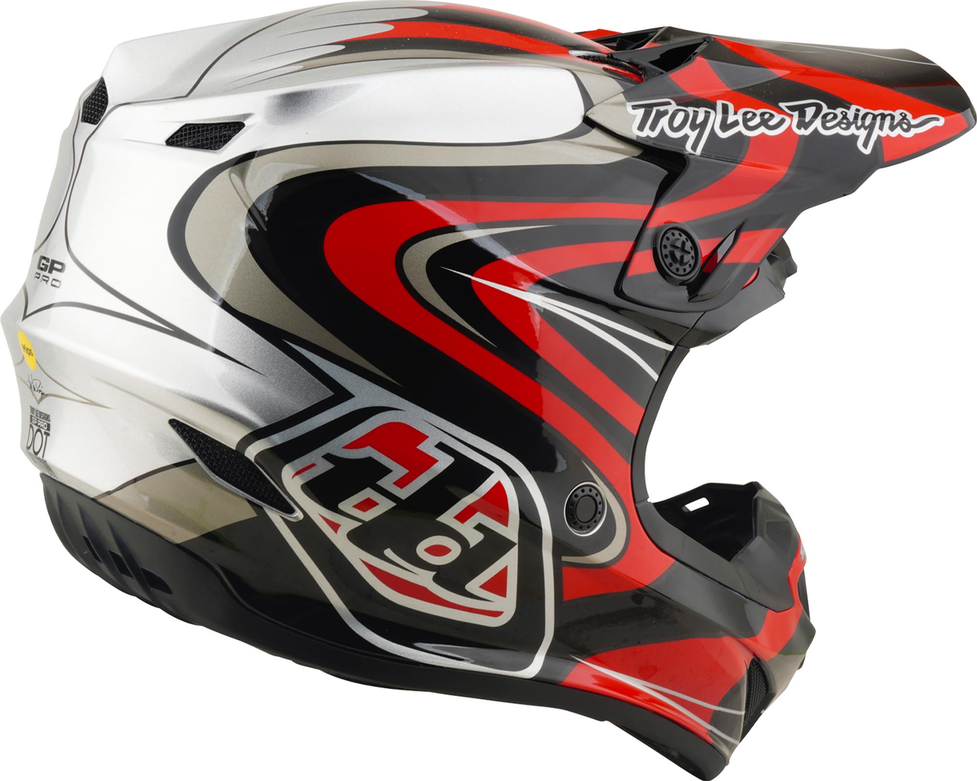 Troy Lee Designs GP Pro MIPS Pulse モトクロスヘルメット 赤 S(55/56) 図4