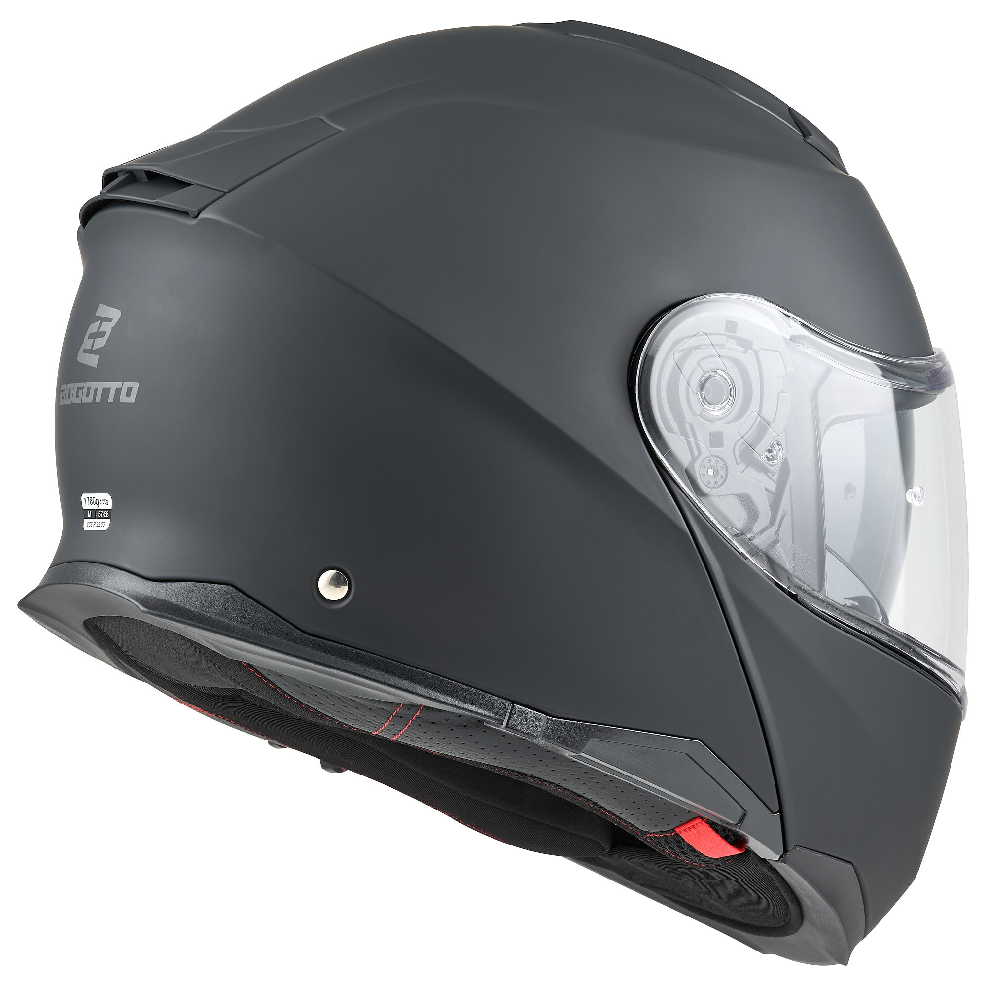 Bogotto H272 Bluetooth Sklápěcí helma Black Matt S (55/56) Obrázek 4