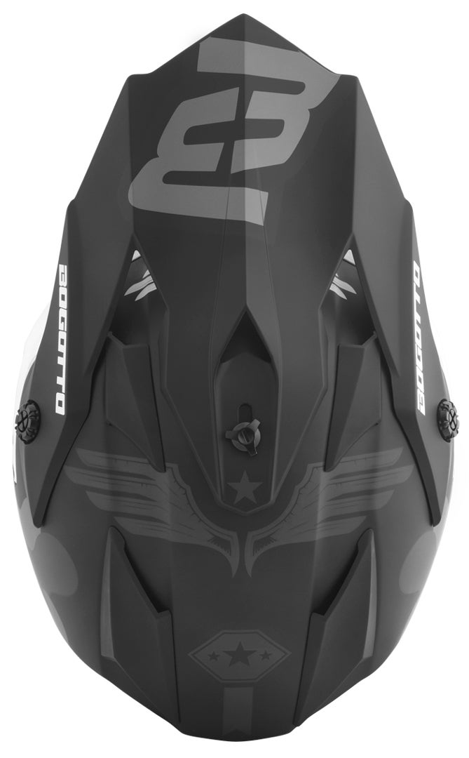 Bogotto V328 Camo Motocross Helm schwarz/weiß XL Abbildung 4
