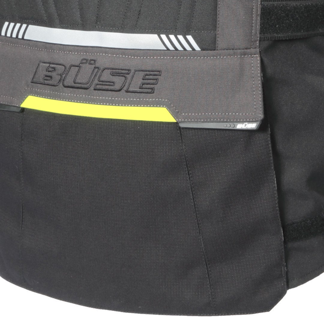 Büse Highland 2 Motorcycle Textile Jacket black/grey/yellow Short 31 Figure 2