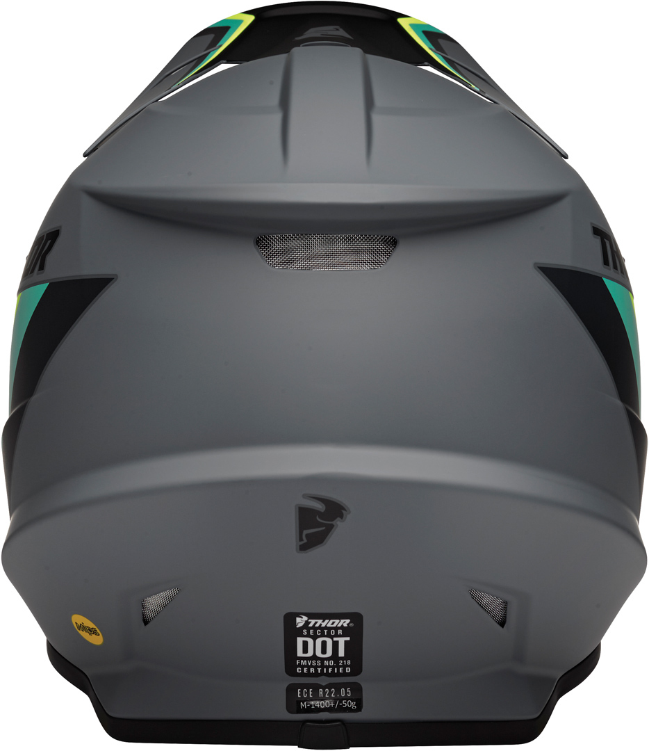 Thor Sector Runner MIPS Casco Motocross grigio/verde L (59/60) Figura 3