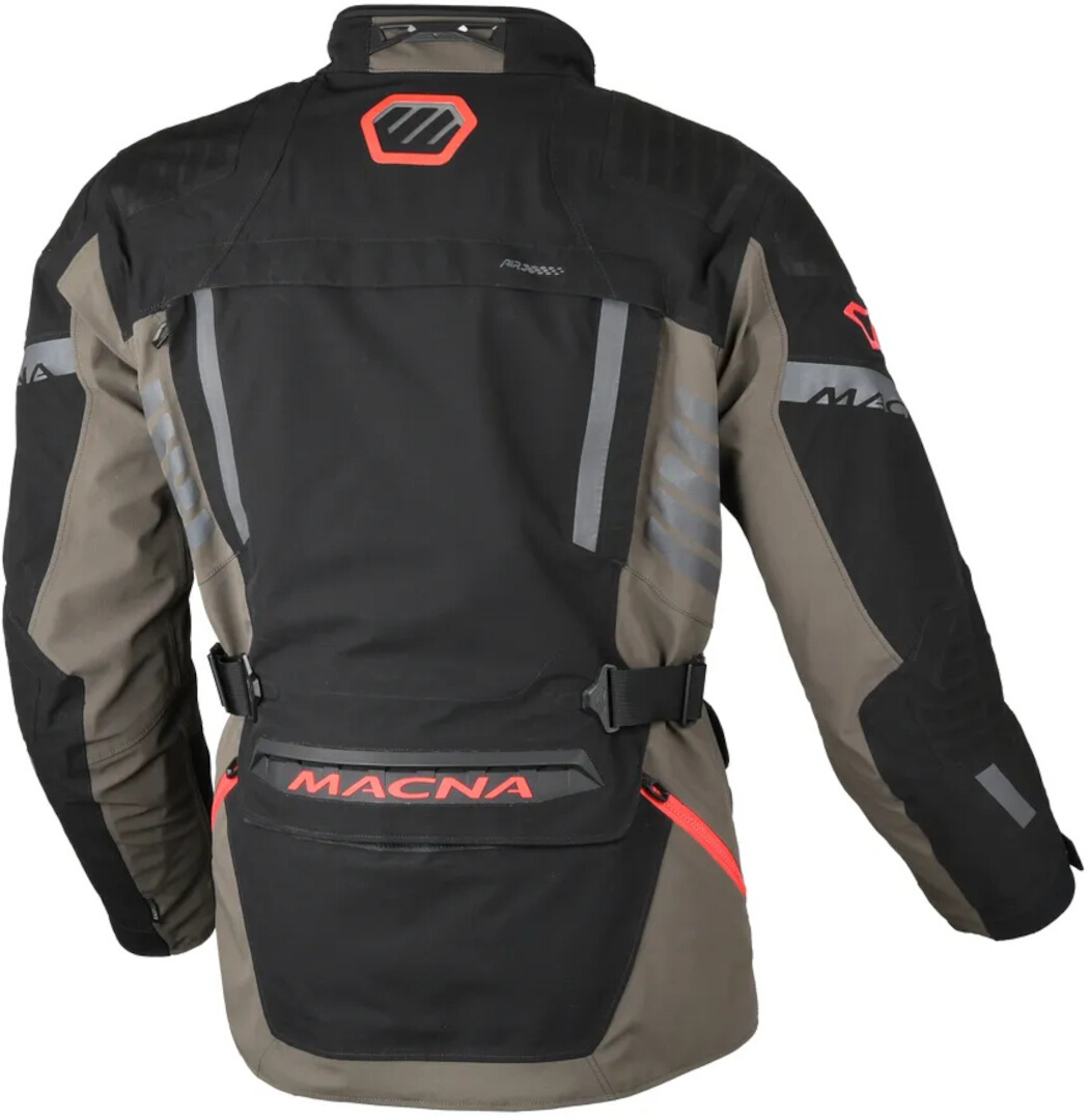 Macna Ultimax 2.0 waterproof Motorcycle Textile Jacket black/grey/red XL Figure 2