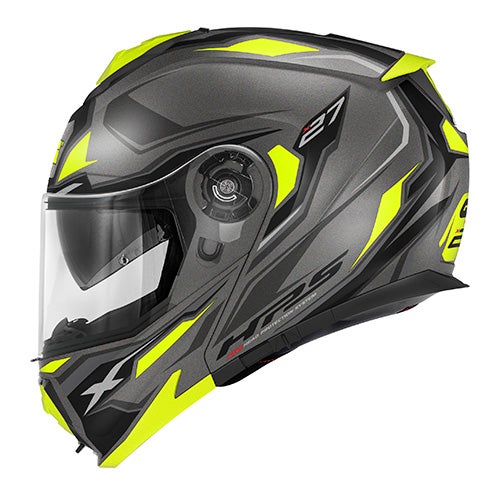GIVI X.27 Sector Casque rabattable Titan mat/noir/jaune XXL Figure 3