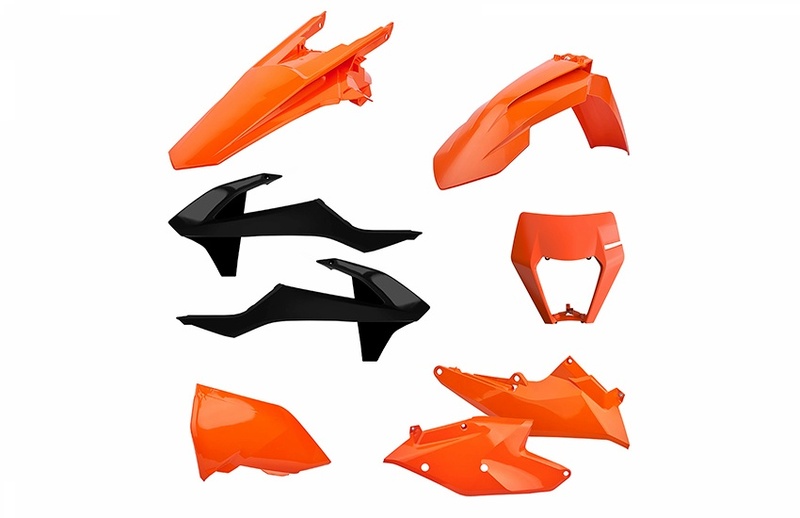 POLISPORT Enduro plastkit originalfärg KTM EXC/EXC-F Figur 2