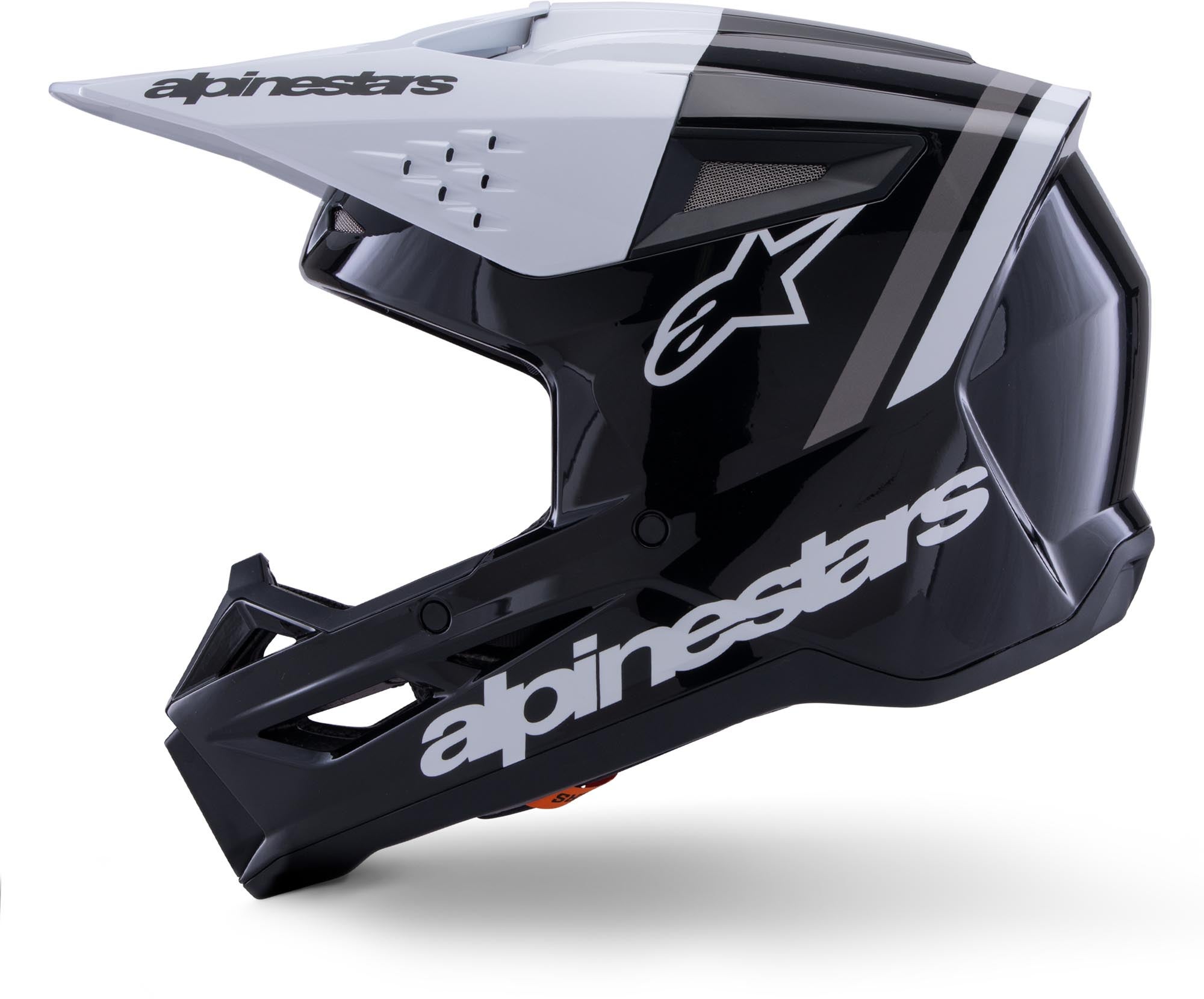 Alpinestars S-M3 Radium Motocross Helmet black/white/grey M (57/58) Figure 6