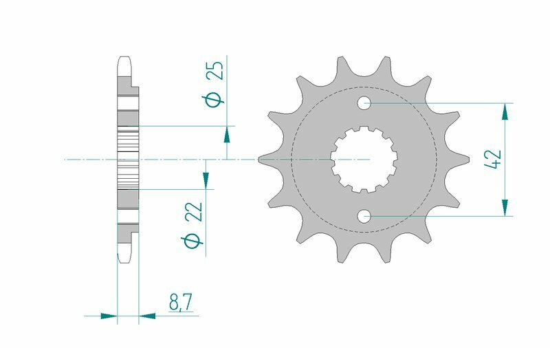 AFAM Pignone standard in acciaio 24501 - 520 Figura 1
