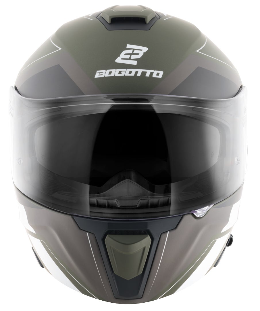 Bogotto FF403 Murata casque rabattable Noir/Vert/Blanc L (59/60) Figure 6