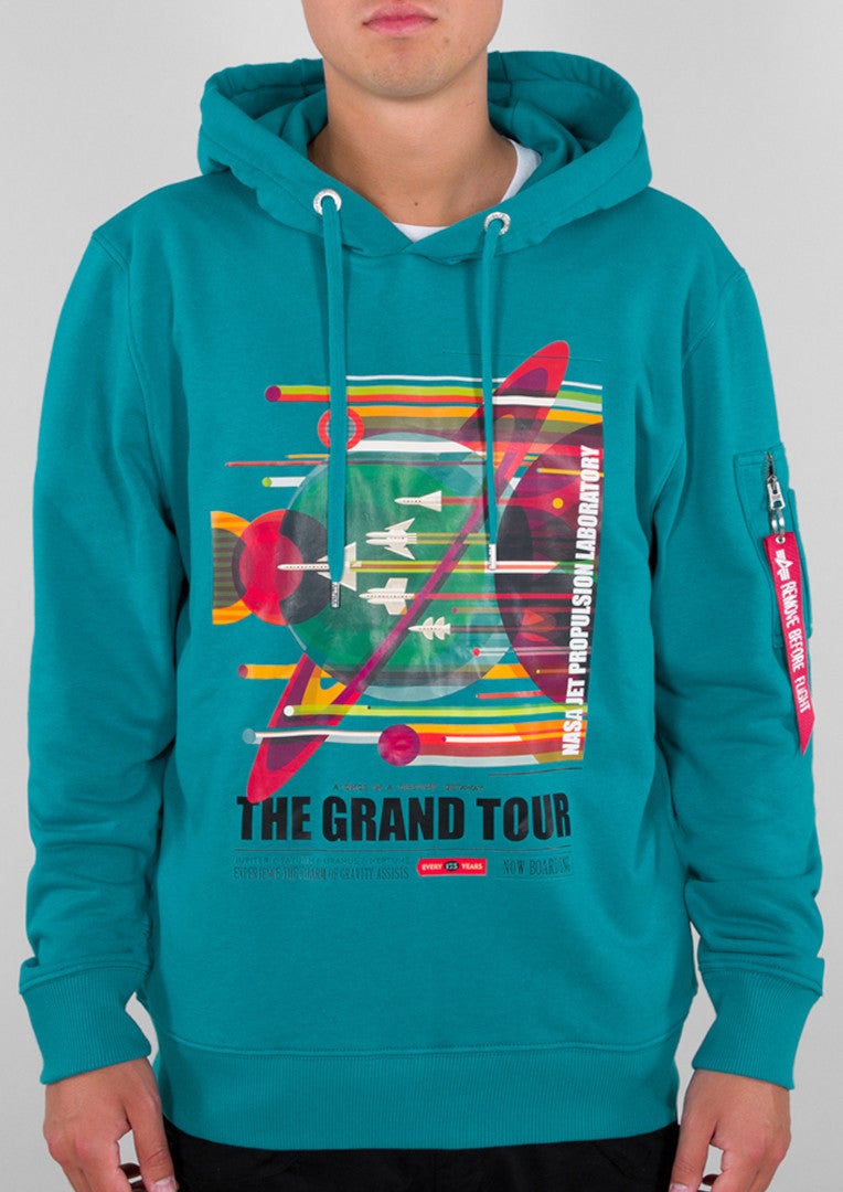 Alpha Industries NASA Grand Tour Capuche turquoise L Figure 1