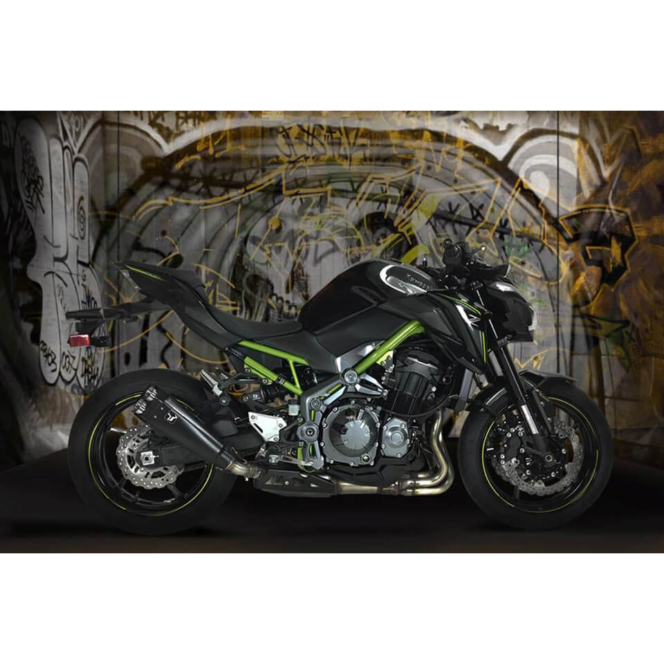 Silenciador de aço inoxidável IXRACE M9 para Kawasaki Z 900,17- (Euro4) Artigo principal Figura 1