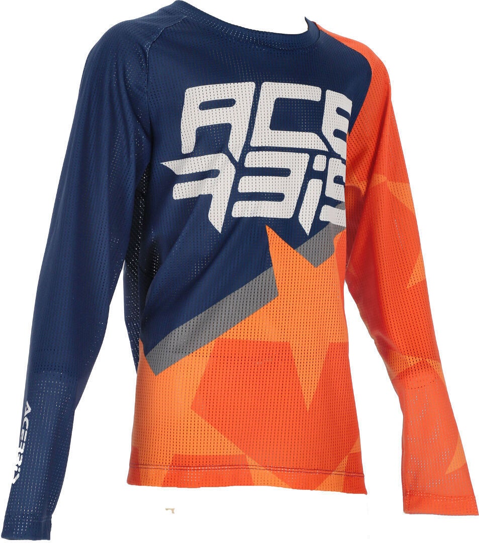 Acerbis MX J-Windy 1 Børn Motocross Jersey orange/blå XL Figur 1