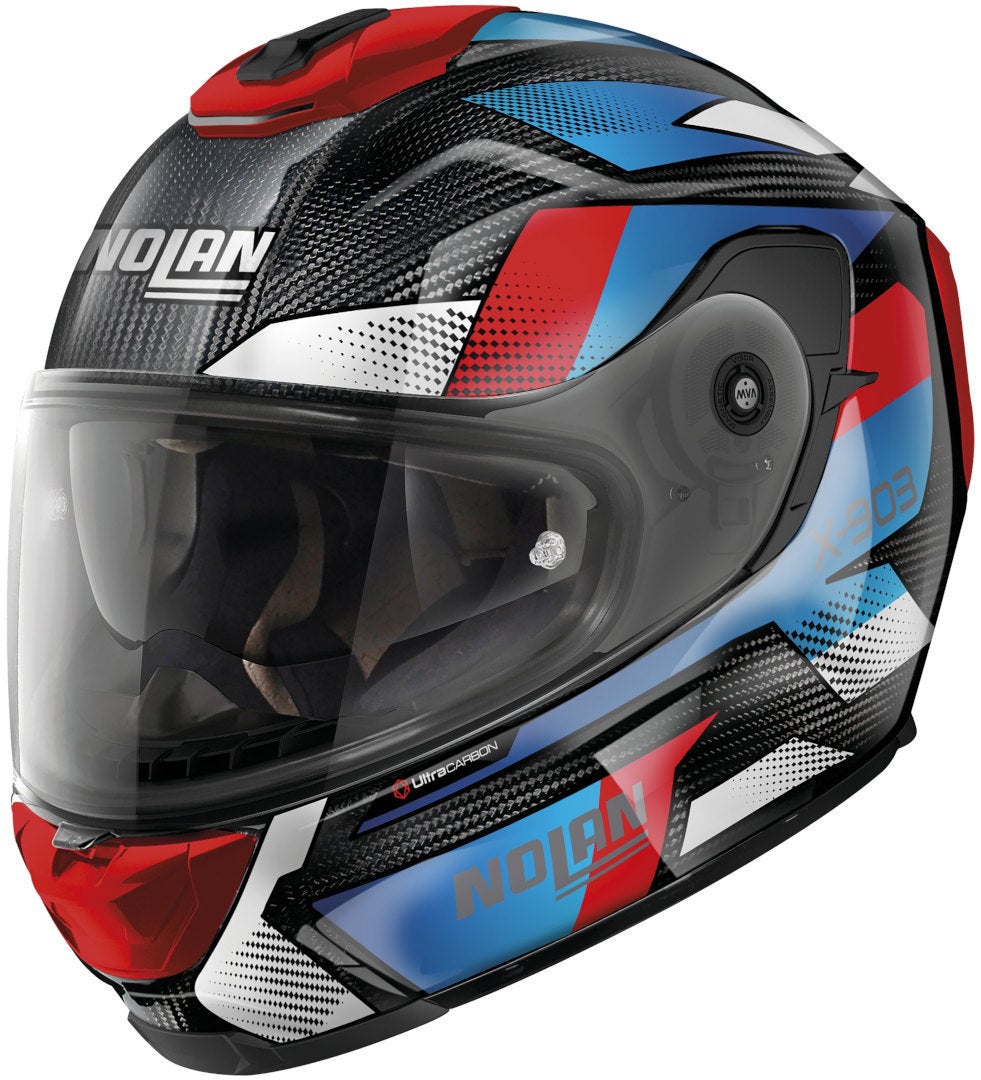 Nolan X-903 Ultra Carbon Highspeed N-Com Casco nero/rosso/blu M (58) Figura 1