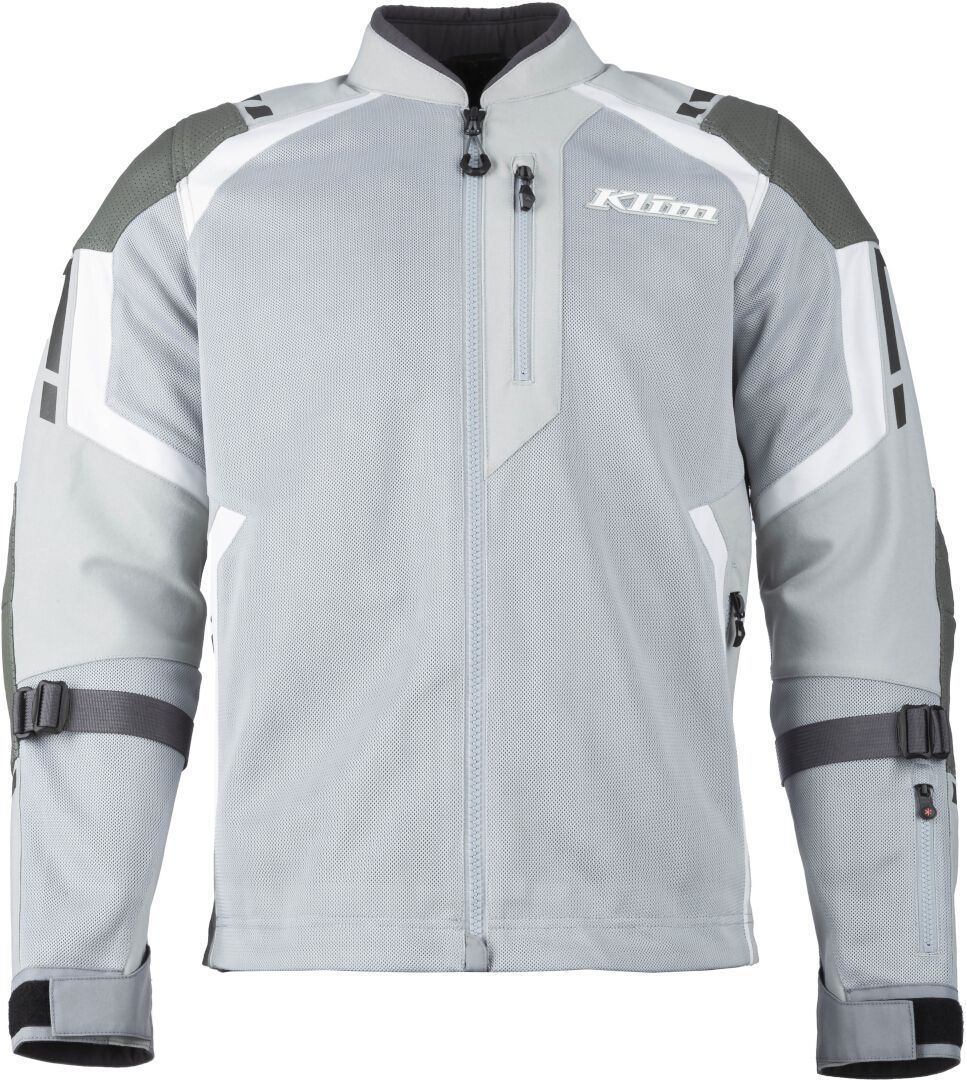 Klim Induction Pro 2025 Perforated Motorcycle Mesh Leather-/Textile Jacket grey/white 3XL Figure 5