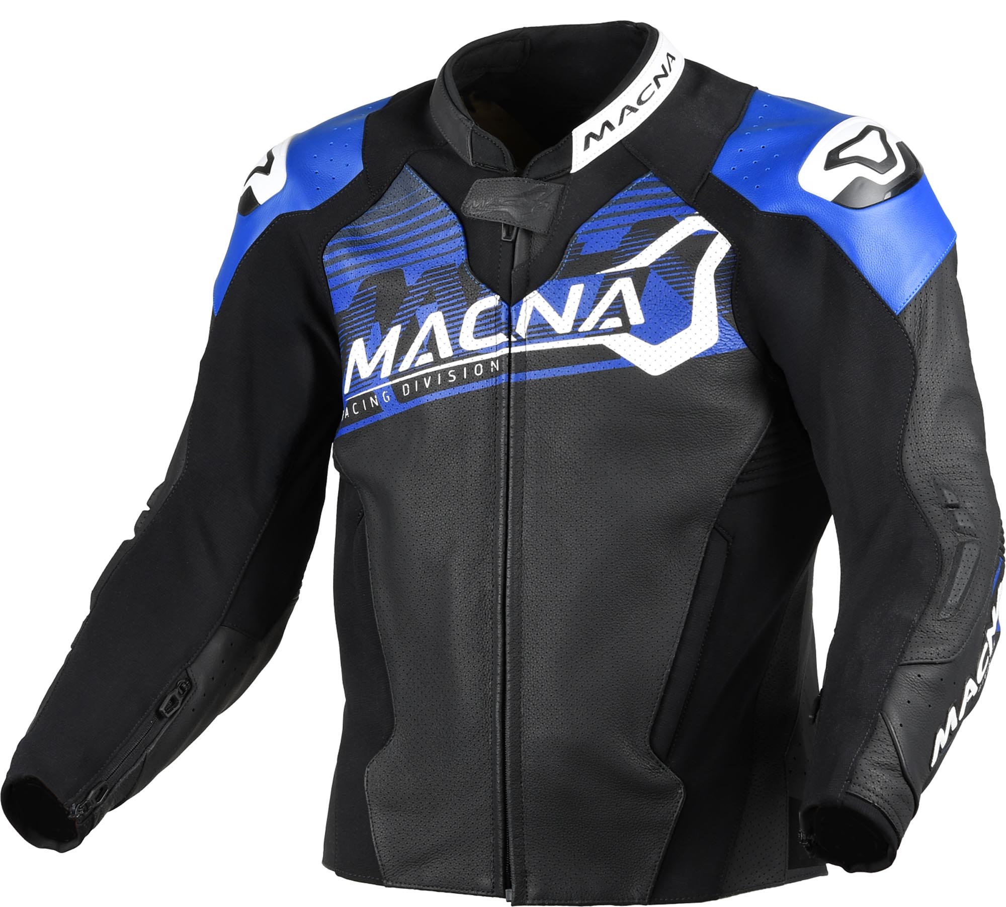 Macna Blitz Motorrad Lederjacke schwarz/grau 54 Abbildung 1