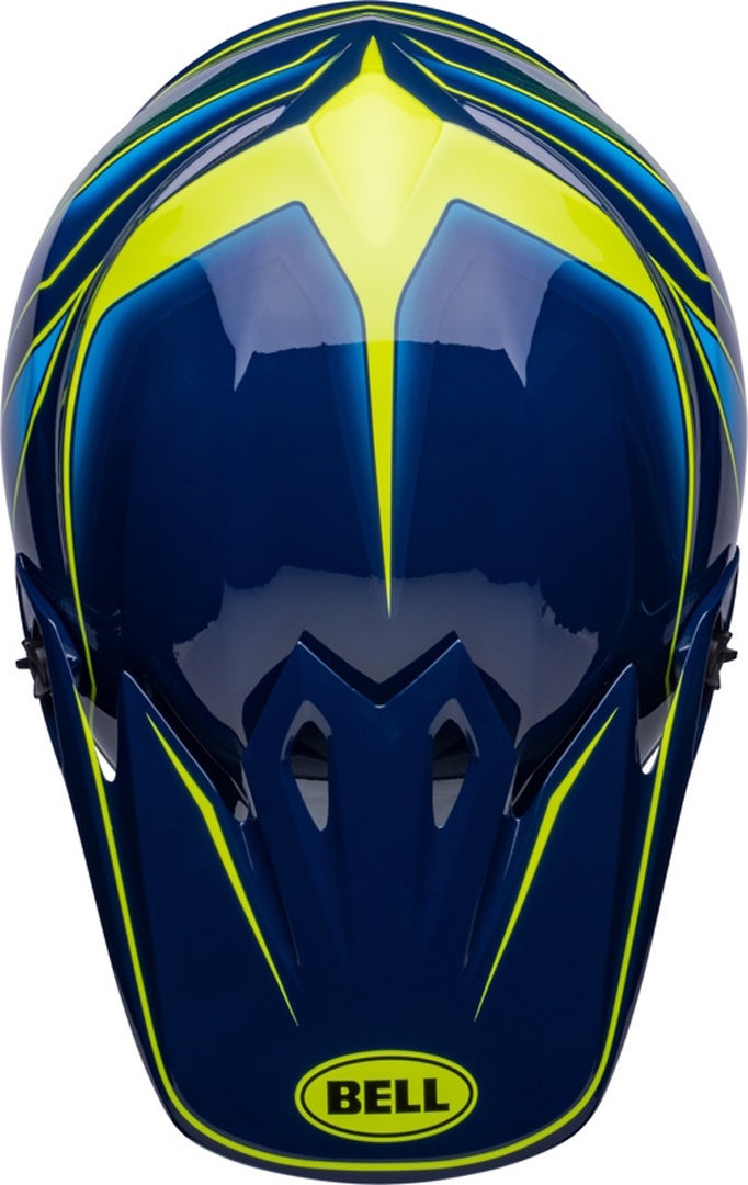 Bell MX-9 Mips Zone Casco Motocross blu/giallo XL (61/62) Figura 9