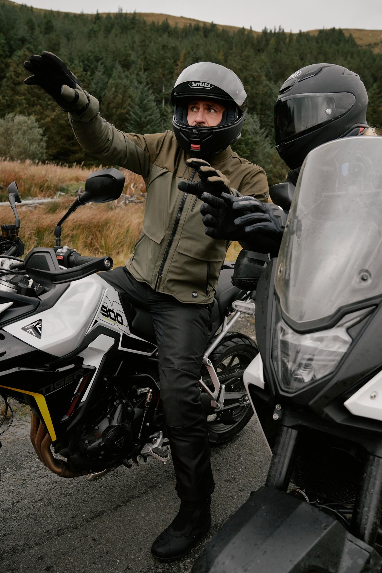 Richa Eternity Nepremokavá motocyklová textilná bunda Zelená M Obrázok 11