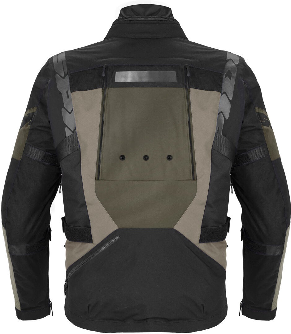 Spidi 4 Season Evo H2Out Motorcycle Textile Jacket black/olive XXL Figure 2