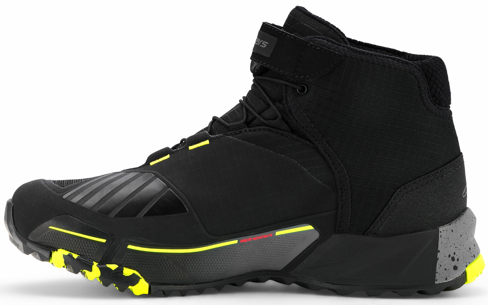 Alpinestars CR-X Drystar Motorcykel Sko sort/grå/gul 9,5 (42,5) Figur 3