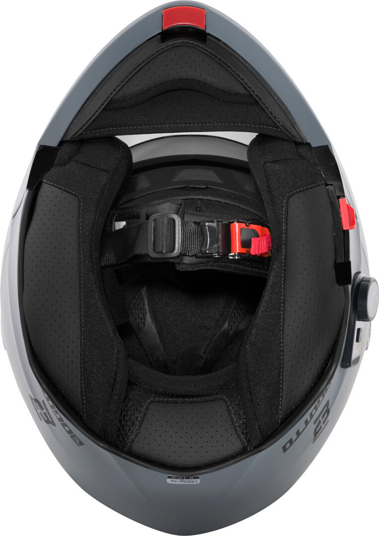 Bogotto H271 BT Bluetooth Casco Grigio opaco M Figura 8